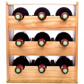 Caisse Mini-Cave 6 bouteilles Bordeaux Rouge