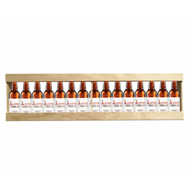 Caisse bois pour 15 bières 33cl (mètre de bière)