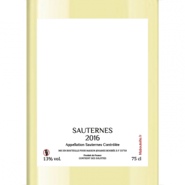 Sauternes 2018 (Liquoreux)