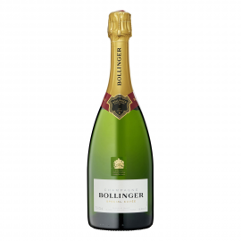 Champagne Bollinger avec caisse bois personnalisée
