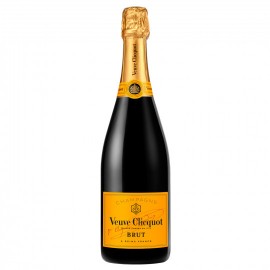 Champagne Veuve Clicquot avec caisse bois personnalisée - Mabouteille