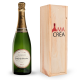 Champagne Champagne La Cuvée brut Laurent-Perrier avec caisse bois personnalisée