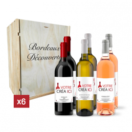 Coffret 6 bouteilles "Bordeaux Découverte"