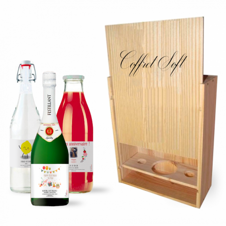 Coffret 3 bouteilles "Soft" (100% sans alcool) 