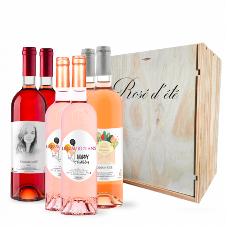 Coffret 6 bouteilles Sélection "Rosé d'été" 