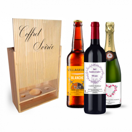 Soirée Champagne - coffret cadeau