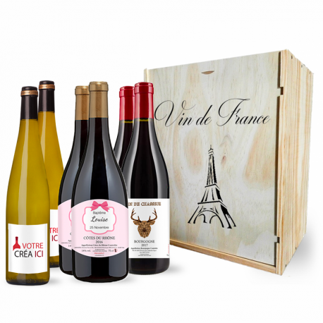 Coffret Découverte Vin Rouge - Variété (6 Bouteilles)