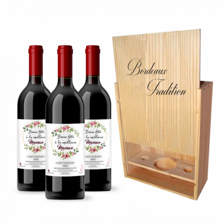 Coffret 3 bouteilles "Bordeaux Tradition" 