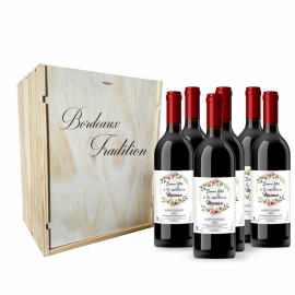 Coffret 6 bouteilles "Tradition Bordeaux "