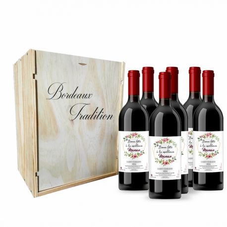 Coffret Vin rouge Bourgogne - Assortiment 6 vins rouges de Bourgogne