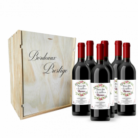 Coffret 6 bouteilles "Bordeaux Prestige" 