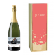 Coffret Champagne et Caisse Bois Personnalisée