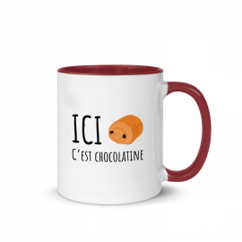 Mug personnalisé - Rouge bordeaux