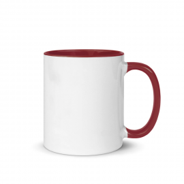 Mug personnalisé - Rouge bordeaux