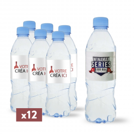 Eau De Source 50 cl - Lot de 12 - Bouchon bleu