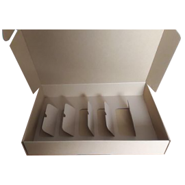 Coffret carton 6 Bouteilles à plat kraft