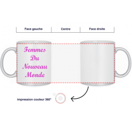 Mug personnalisé - Blanc