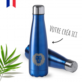 Bouteille en acier Bleue 60 cl à graver