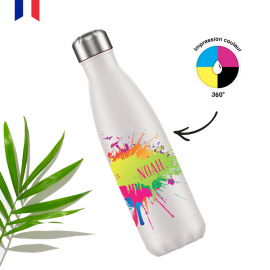 Bouteille isotherme 75 cl à gravure ou impression couleur