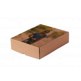 Coffret carton 3 Bouteilles kraft personnalisé