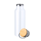 Bouteille isotherme AVENTURE blanche 500ml personnalisable