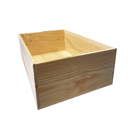 cubix Boîte de rangement pour CD en bois - 3 boîtes de rangement