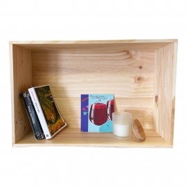 Caisse bois vin 12 bouteilles rangement décoration