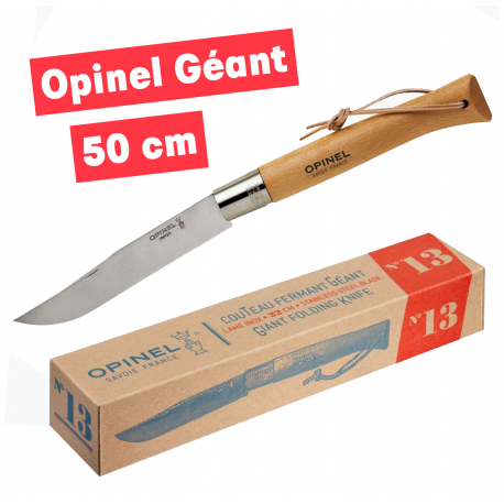 OPINEL GÉANT N°13 Inox gravure laser