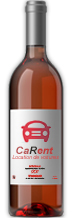 Vin rosé personnalisé